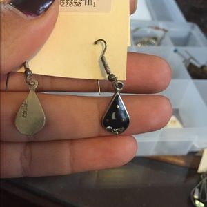 Set of 3 different shape abalone earrings